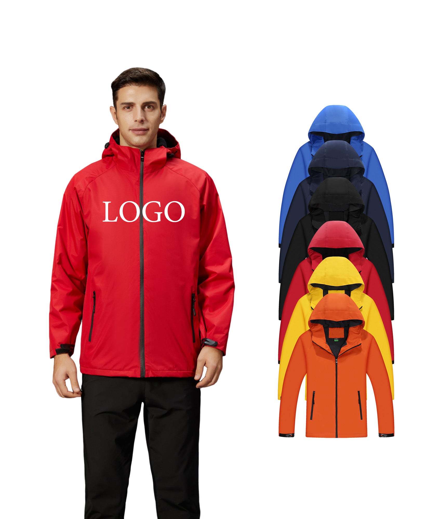 Custom Plus Size Full Zip up High Quality Polar Fleece Blank Fashion Clothing Drop Shoulder Windproof and Warm Jacket