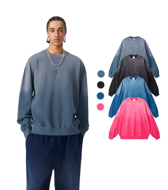 100% Cotton 360GMS Heavyweight High Quality Tie-Dye Oversized Custom Vintage Mens Hoodies & Sweatshirts