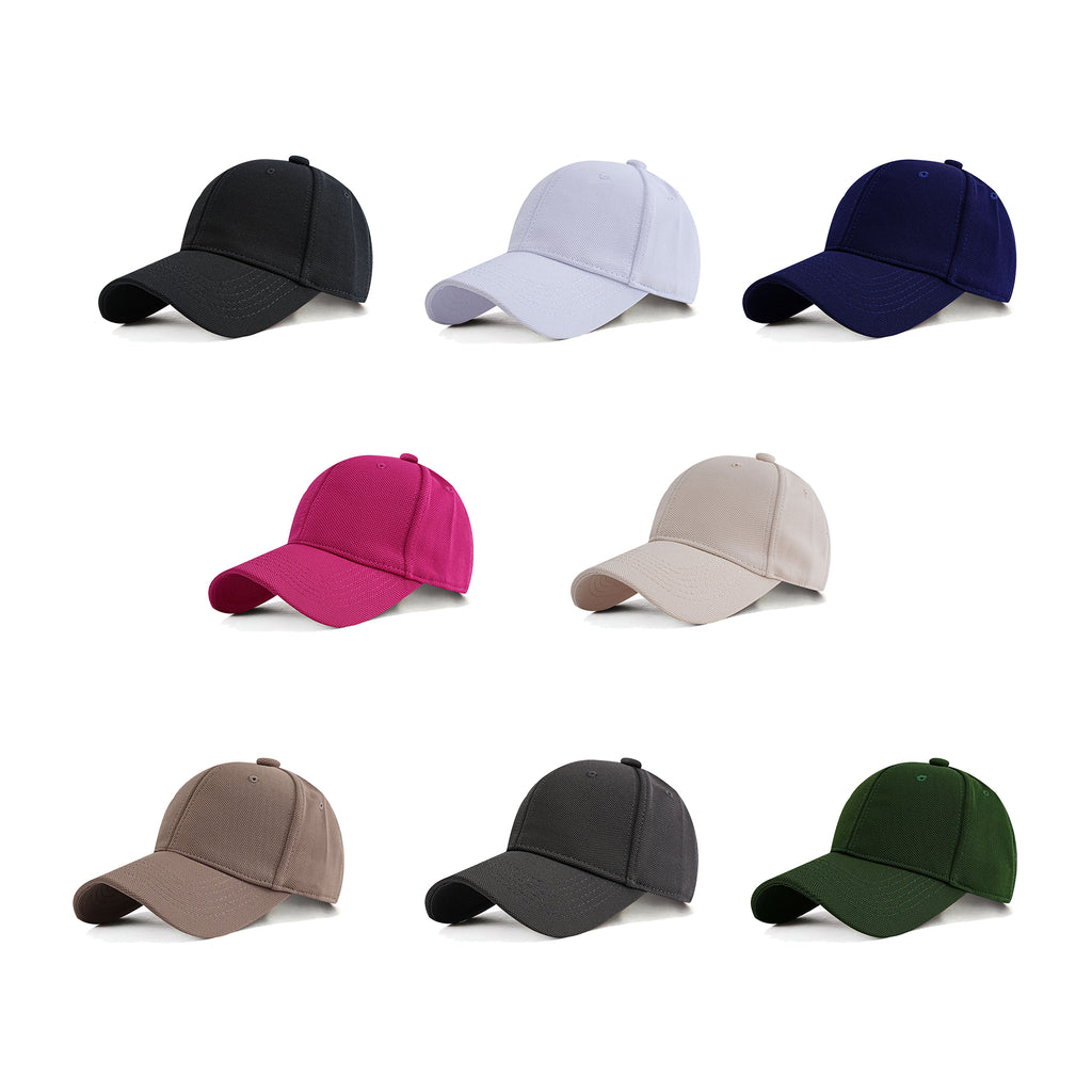 Casual Custom Caps Streetwear logo High Quality Pure Color Blank Polyester Unisex Baseball Personalized Wholesale Sport Caps