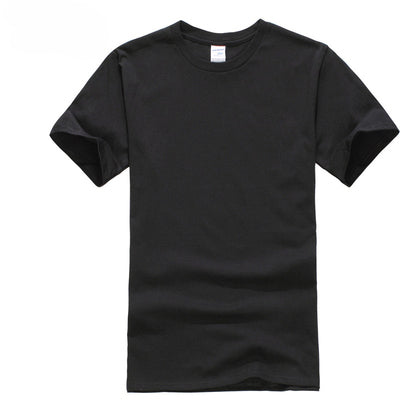 Mens Clothing Round Neck Blank Custom Puff Print Streetwear High Quality Tshirt 100% Cotton Basic Heat Transfers for T-shirts