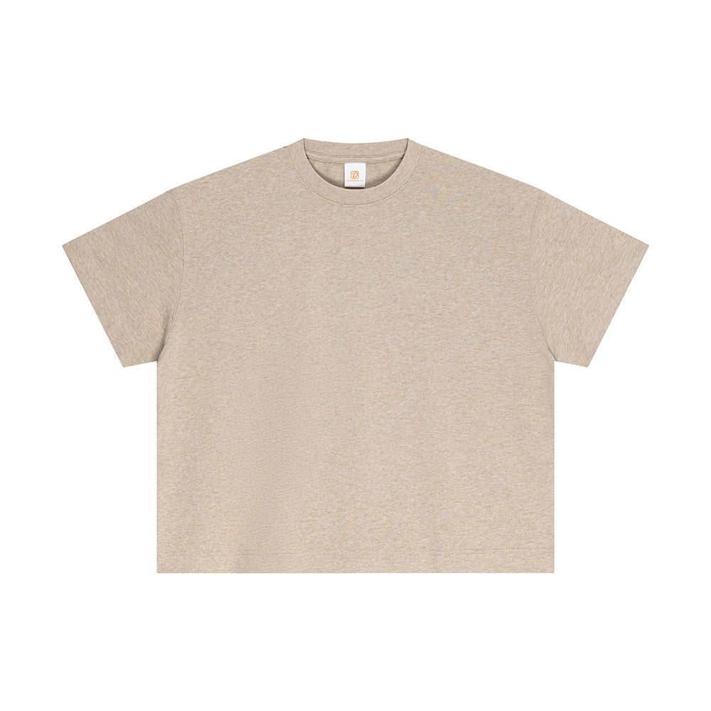 Custom Boxy T-shirt Drop Shoulder Crew Neck Casual High Quality 100% Cotton Design Wholesale Streetwear Plain t Shirt for Men