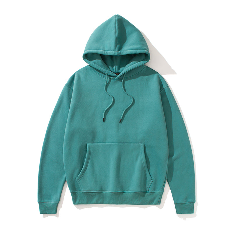 36 Colors 330 Grams Per square 100% Cotton Loose Fitting with a Dropped Shoulder and Hooded Pullover Hoodie Oversized Design