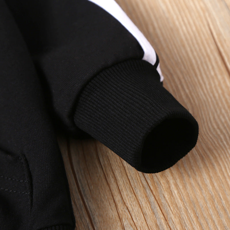 100% Cotton High Quality Custom Blank Streetwear Distressed Embroidery Heavyweight Drop Shoulder Winter Thick Children's Hoodie