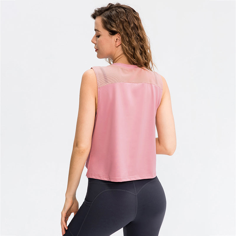 Wholesale Custom Streetwear Sleeveless Breathable Quick-drying Fitness Loose Screen Print Heavyweight Blank Fashion T-shirts