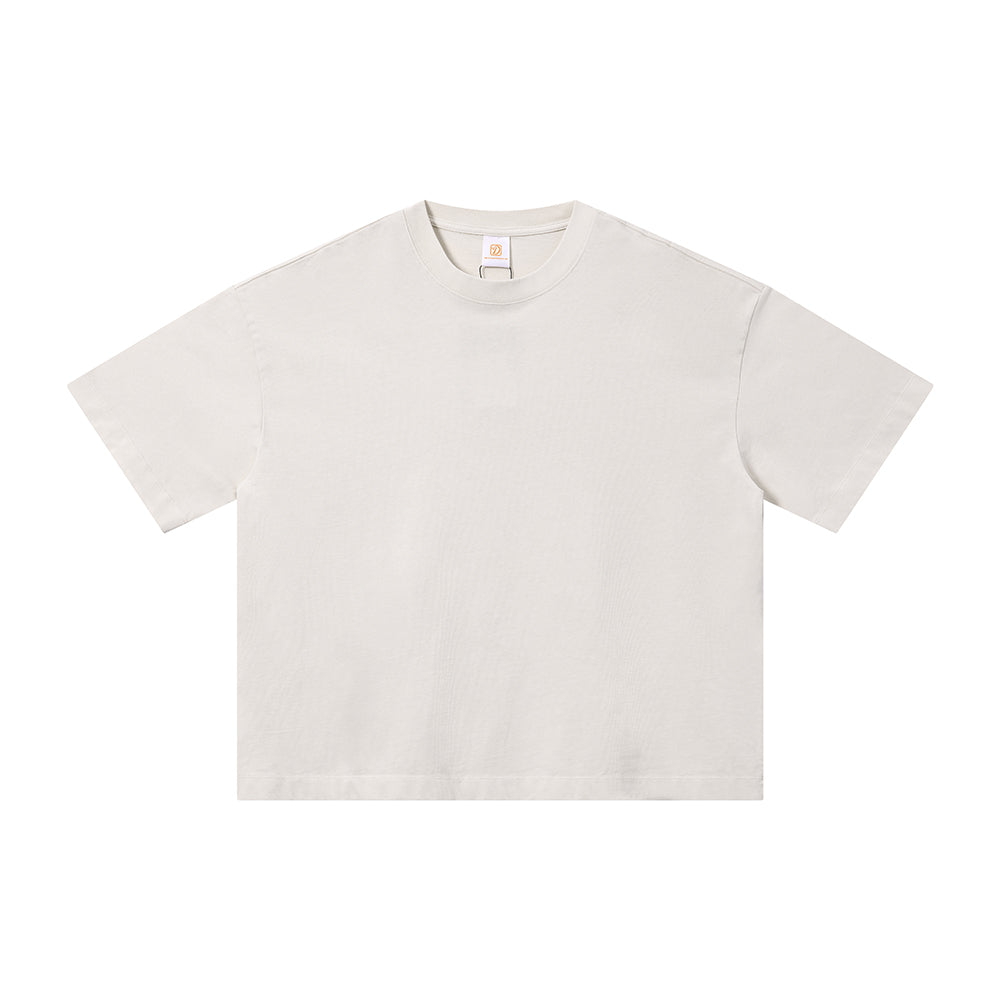 Wholesale Boxy Tshirt High Quality Multi Color Heavyweight Casual Heavy Cotton Streetwear Customized Heat Transfers for T-shirts
