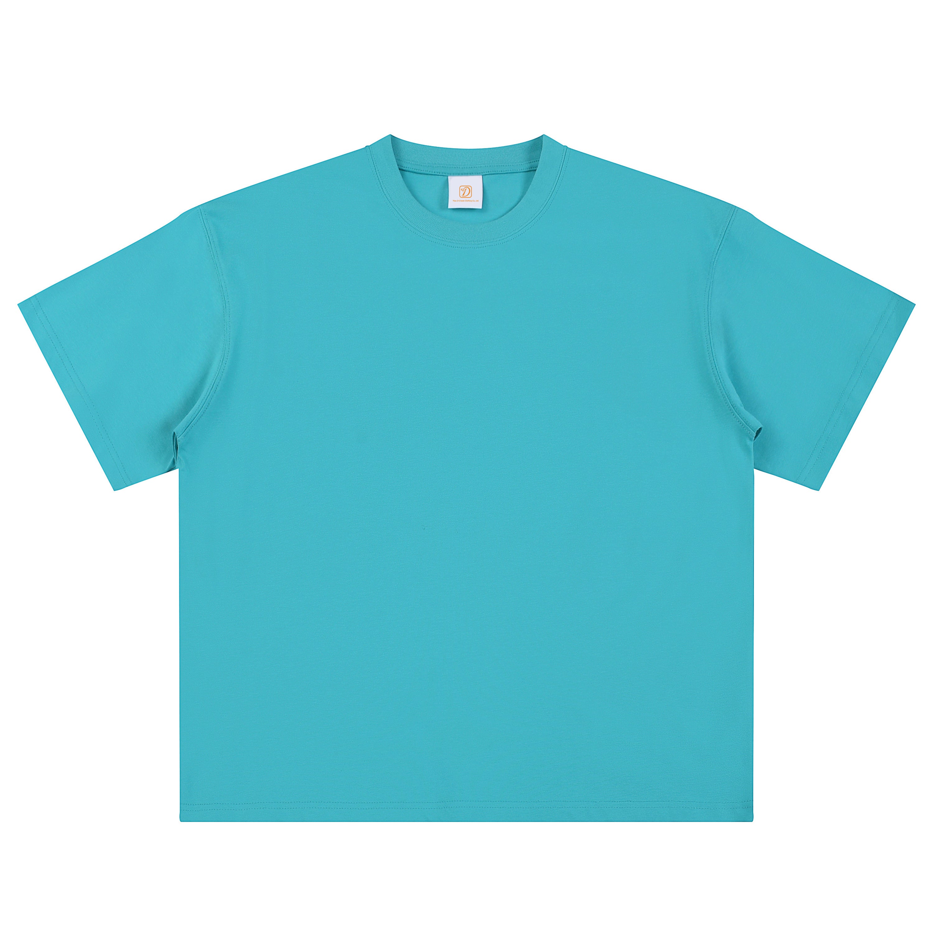 100% Cotton T-shirt Casual Custom Heavyweight Summer New Design O-neck Blank Boxy High Quality Heat Transfers for T-shirts