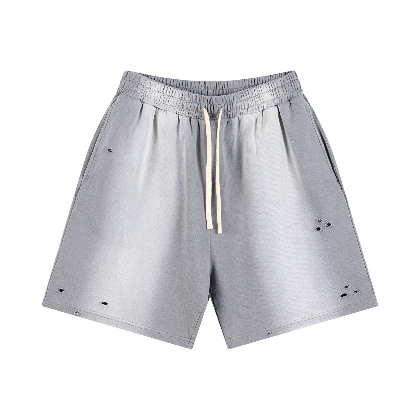 High Quality Shorts Custom Puff Printing Streetwear Summer Vintage Blank Wholesale Design Summer Washed Personalized Shorts