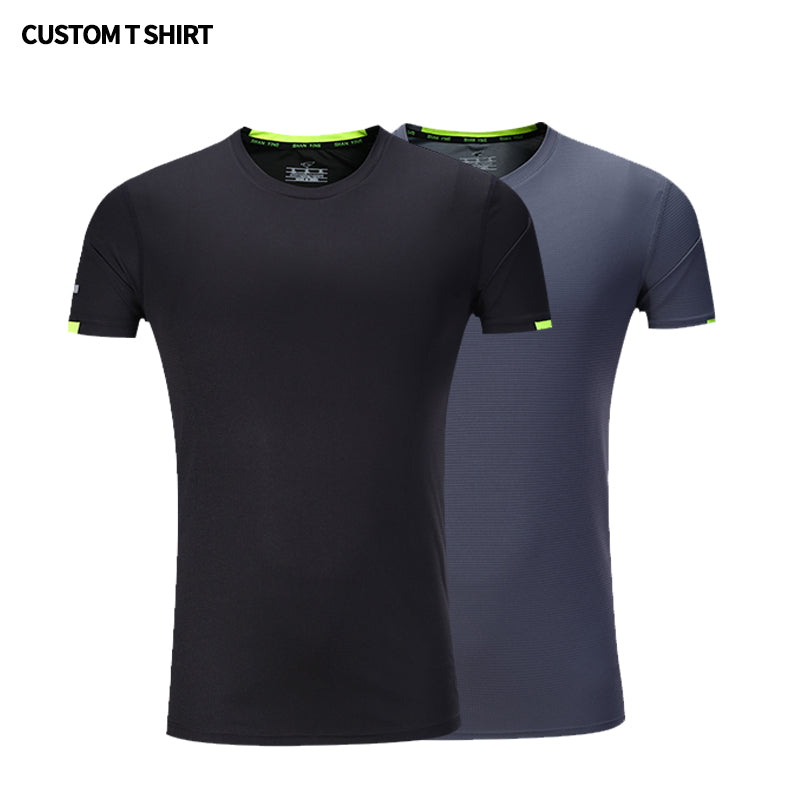 Plus Size Custom T-Shirt Streetwear 100% Polyester Blank Round Neck Sublimation Black Personalized Fashion T-Shirt Design