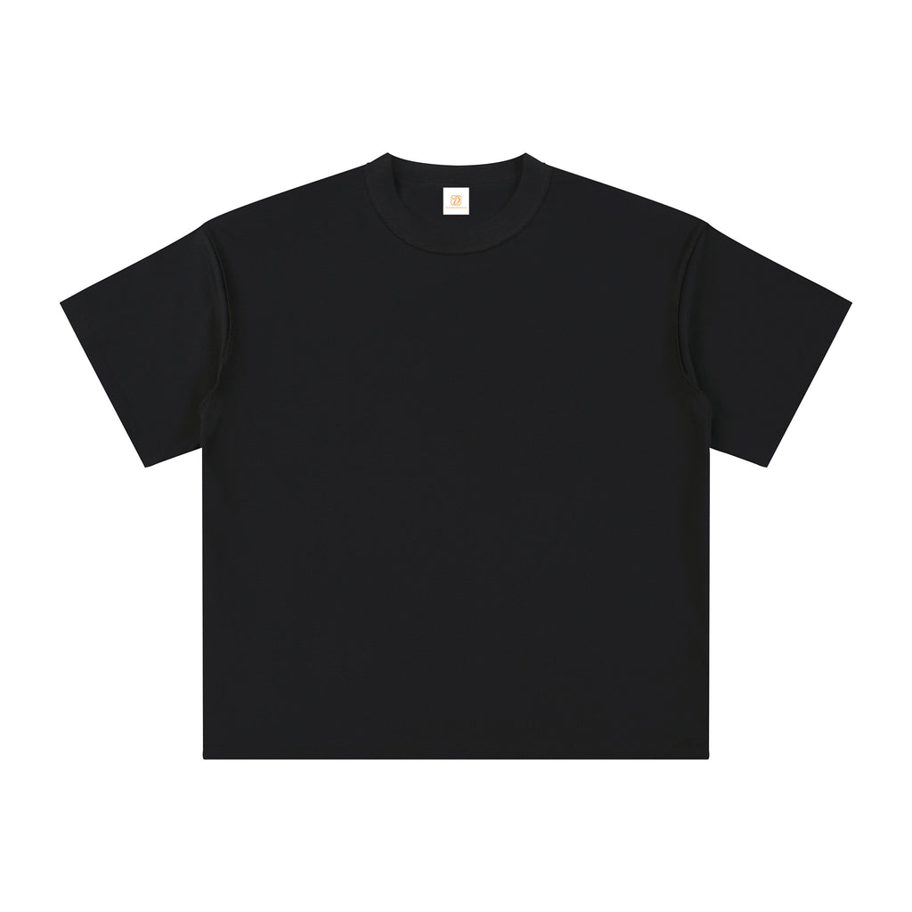 Wholesale T-shirt Quick-drying High Quality Streetwear Custom Prue Color Casual 330g Loose Design Dtf Transfers for t Shirts