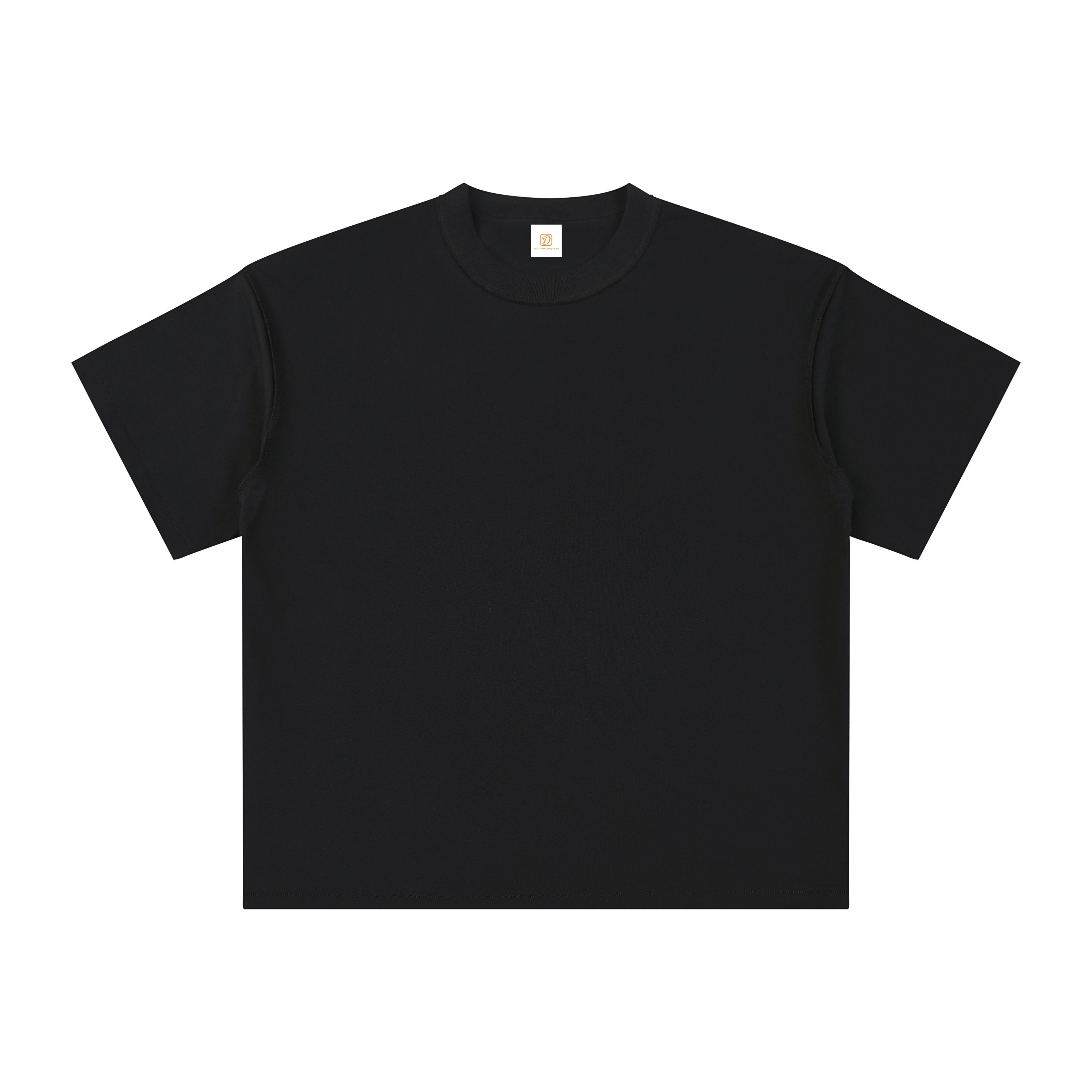 Wholesale T-shirt Quick-drying High Quality Streetwear Custom Prue Color Casual 330g Loose Design Dtf Transfers for t Shirts