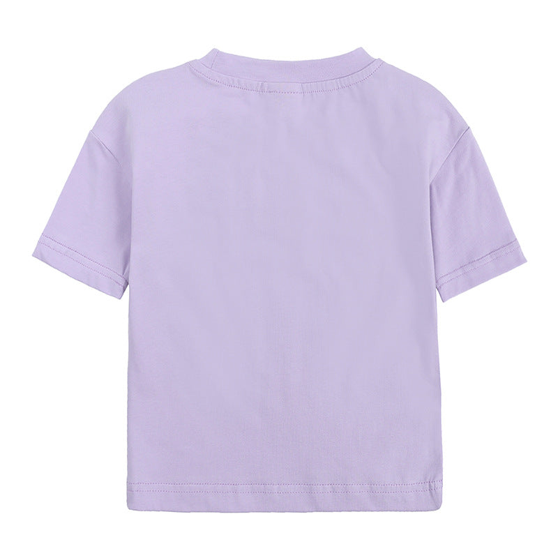 Custom Streetwear Heavy Cotton Sublimation Basic High Quality Blanks Tshirts Wholesale Children's T-shirt and Short Set