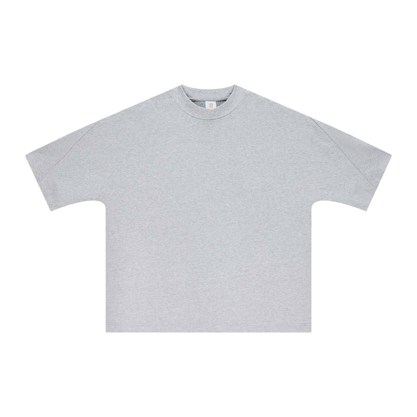 Streetwear Boxy Patchwork Tshirt 100% Cotton High Quality Customized Pure Color Fashion Casual Customized Men's T-shirts