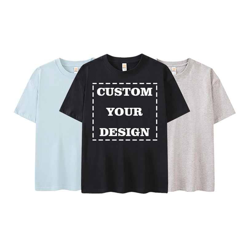 Men's T-shirts Custom logo Blank Multi Color Tshirt High Quality Drop Shoulder Streetwear Summer New Design 100% Cotton Tshirt