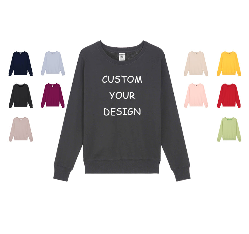 400G Heavyweight Custom Blank Round Neck Fleece Oversize Polyester and Cotton Puff Print Pure Color Men's Hoodies
