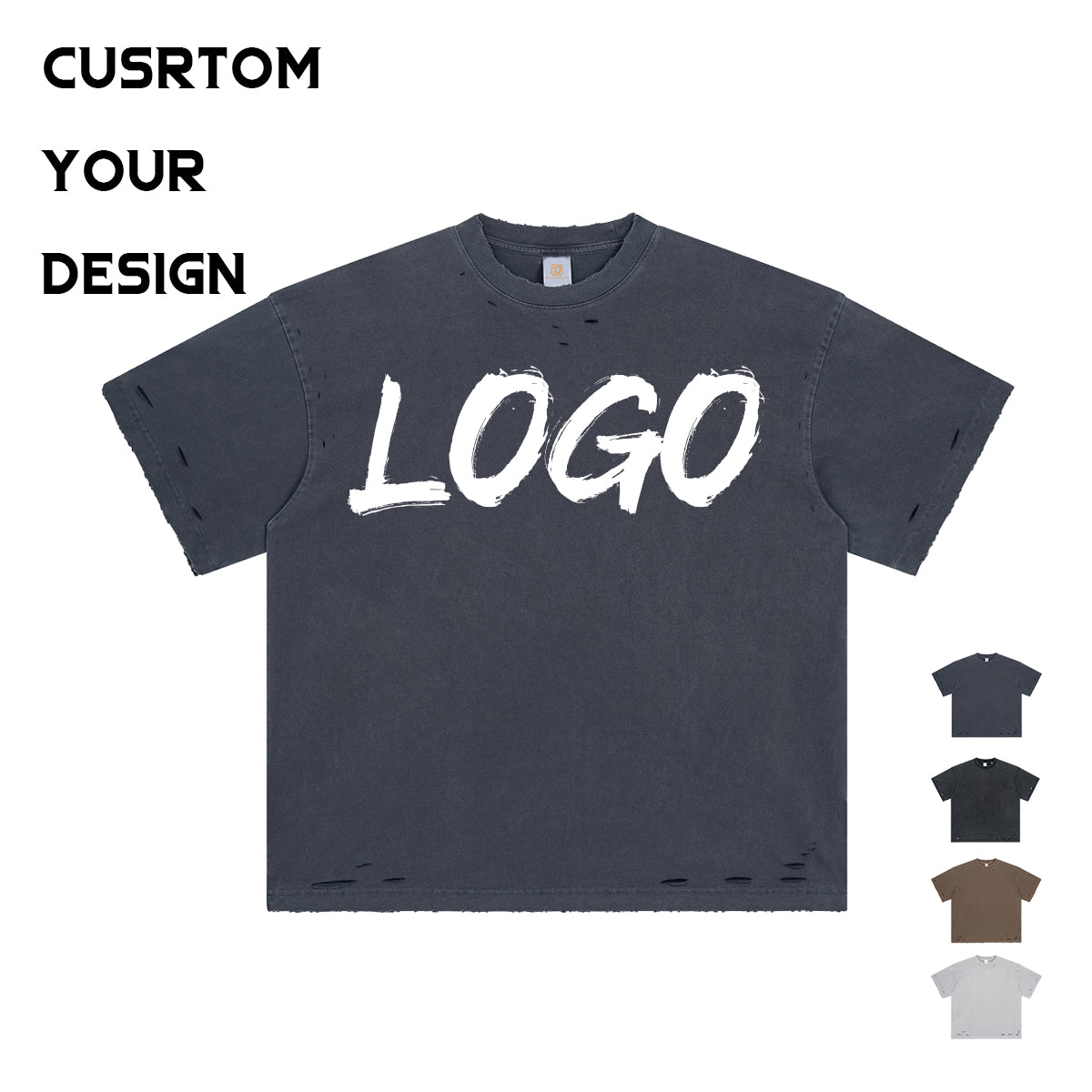 Tshirt Manufacturer Heavyweight 100% Cotton Custom Acid Wash Loose Drop Shoulder Wholesale Streetwear Men t Shirt High Quality