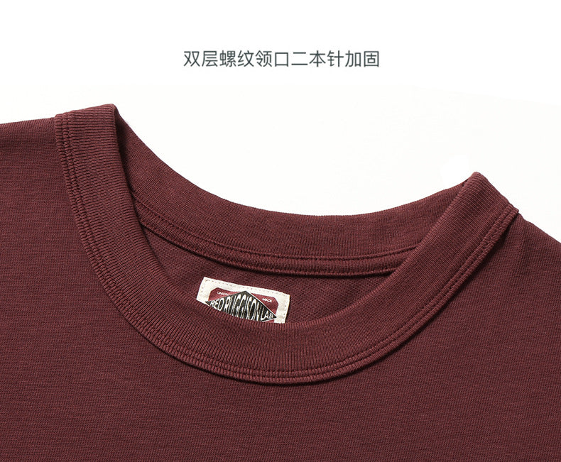 Custom T-shirts logo Heavyweight 100% Cotton Vintage Round Neck Basic High Quality Streetwear Short Sleeve Fashion T-shirt