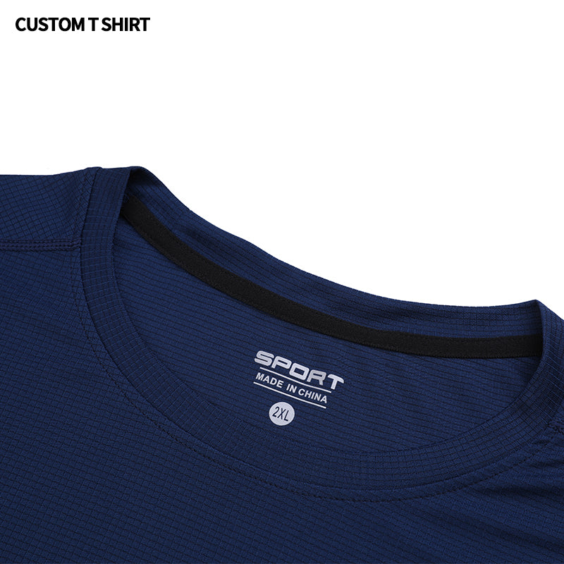 Sublimation Shirts 100 Polyester High Quality Men's T-shirts Blank Quick-drying Custom Screen Print Drop Shoulder Short Sleeve Personalized T-shirt