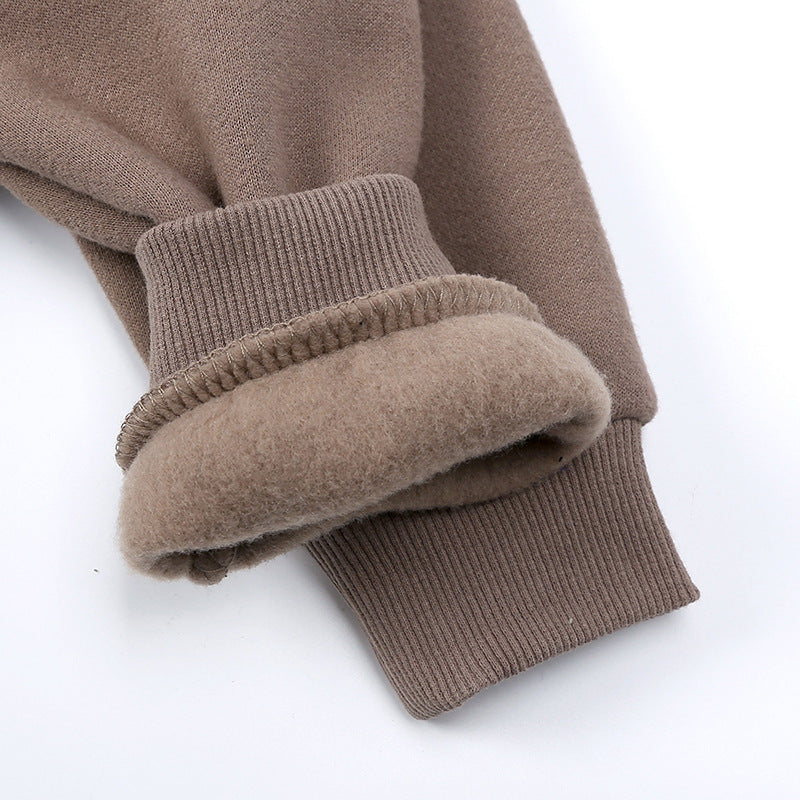 Children's Hoodies Streetwear Fleece High Quality Blank Pullover Round Neck Custom Puff Print Distressed Embroidery Hoodie