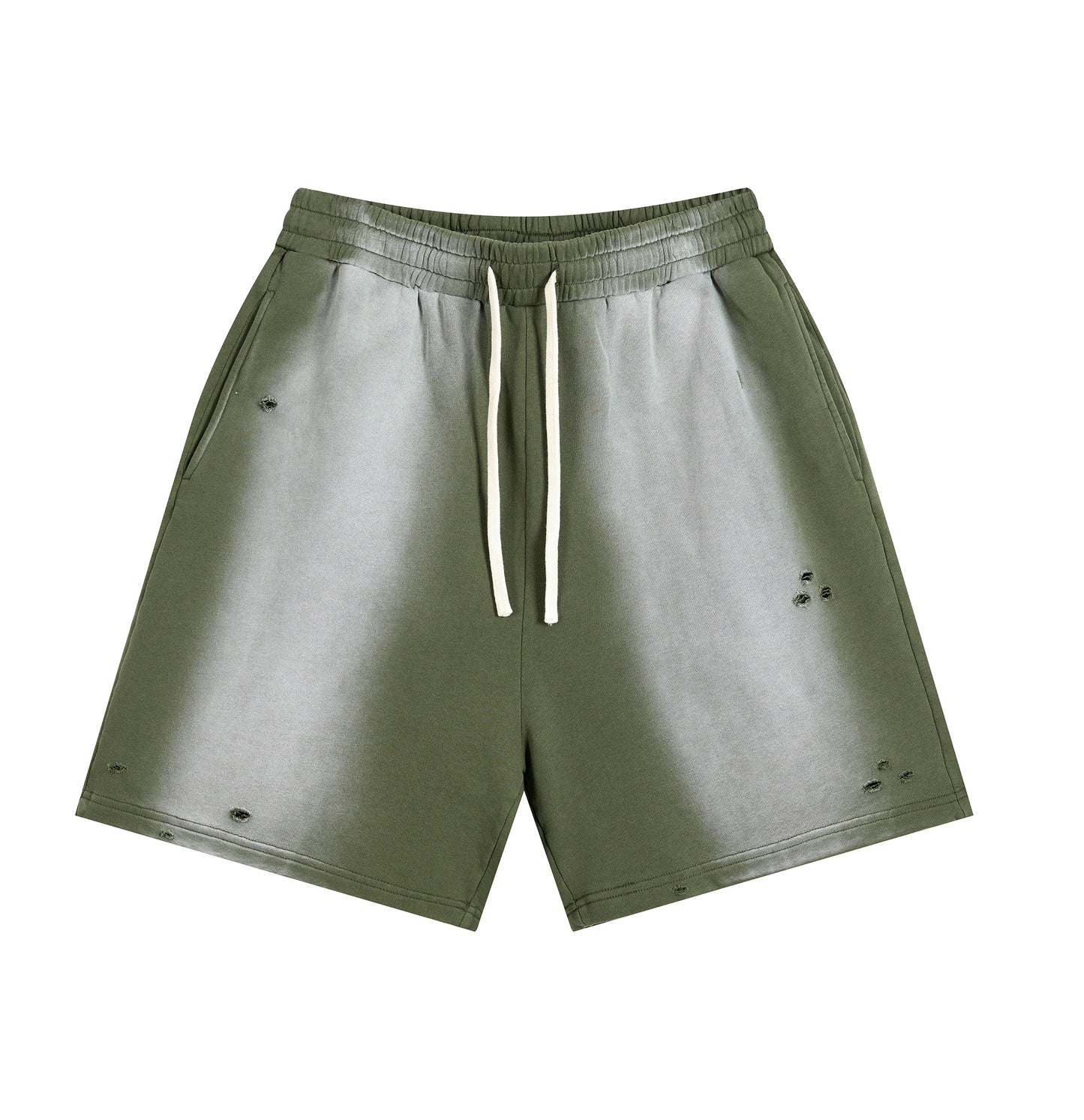 High Quality Shorts Custom Puff Printing Streetwear Summer Vintage Blank Wholesale Design Summer Washed Personalized Shorts