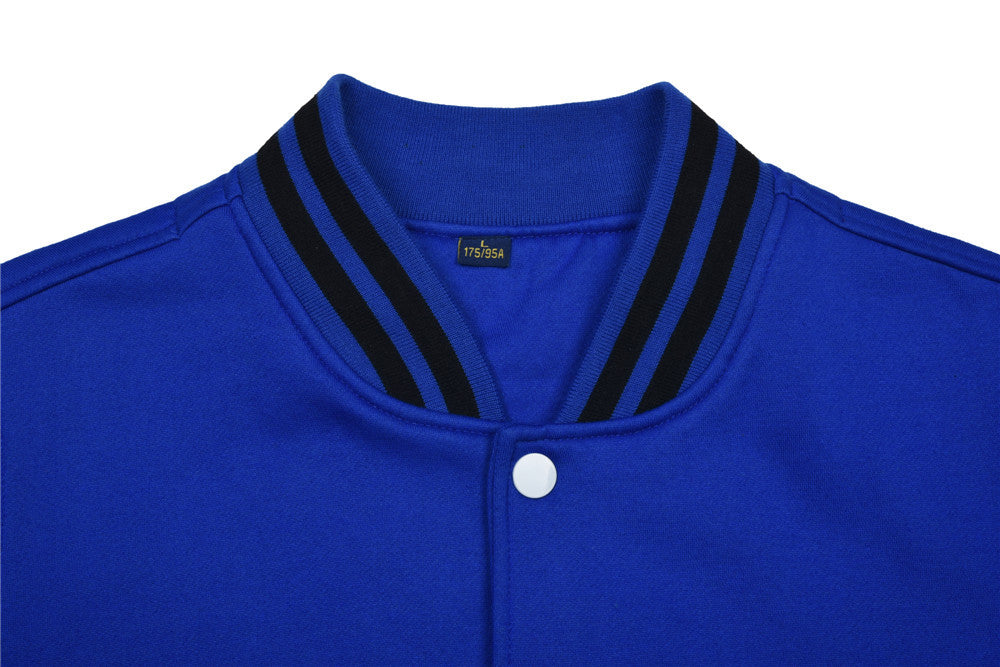 600G Heavyweight Custom Baseball Jacket Unisex High Quality Screen Printed Streetwear Wholesale Oversized Hoodie