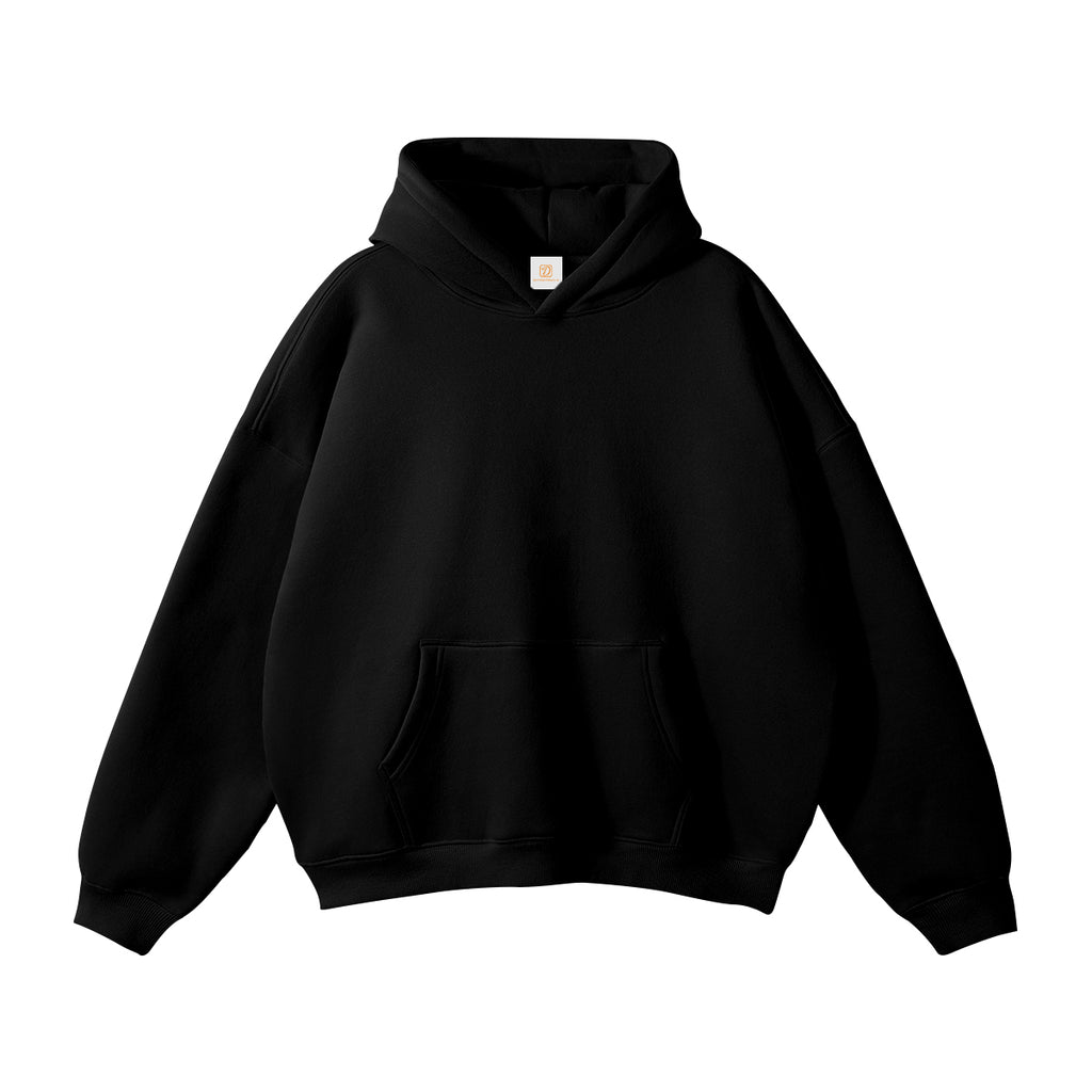 Custom Casual Streetwear Hoodies Blank Heavy Cotton Pure Color Embroidery Fashion High Quality Mens Hoodies and Sweatshirts