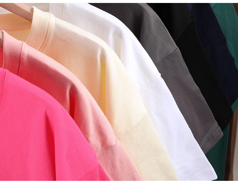 Custom Basic Blanks Pure Color Heavyweight Streetwear Heavy Cotton Sublimation Oversized Black Fashion t Shirts High Quality