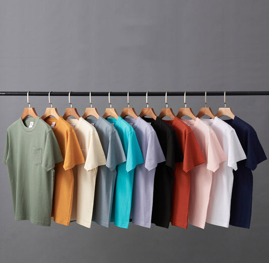 Wholesale High Quality Loose Heavy Cotton Heavyweight Black Drop Shoulder Streetwear High Quality Screen Print t Shirts