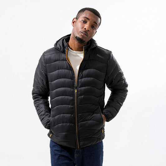 6 Color Men's Lightweight Jacket with Ribbed Trim Casual Long Sleeved Fleece Jacket Men Jacket High Quality Plain Design Winter