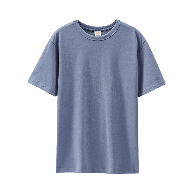 270G Heavyweight Soft Long-staple Cotton Sublimation High Quality Streetwear 100% Cotton Round Neck Heat Transfers for T-shirts