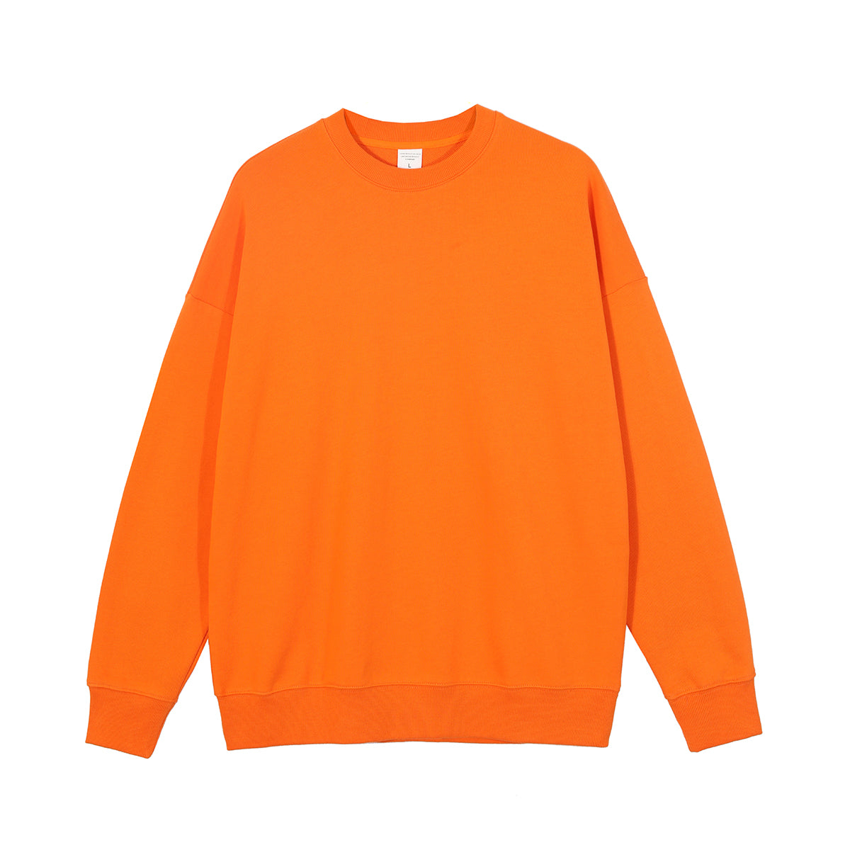 Customized logo Pullover Sweatshirts in a French Style Looped Shoulder and Oversized Design 350 Grams of 100% Cotton Fabric