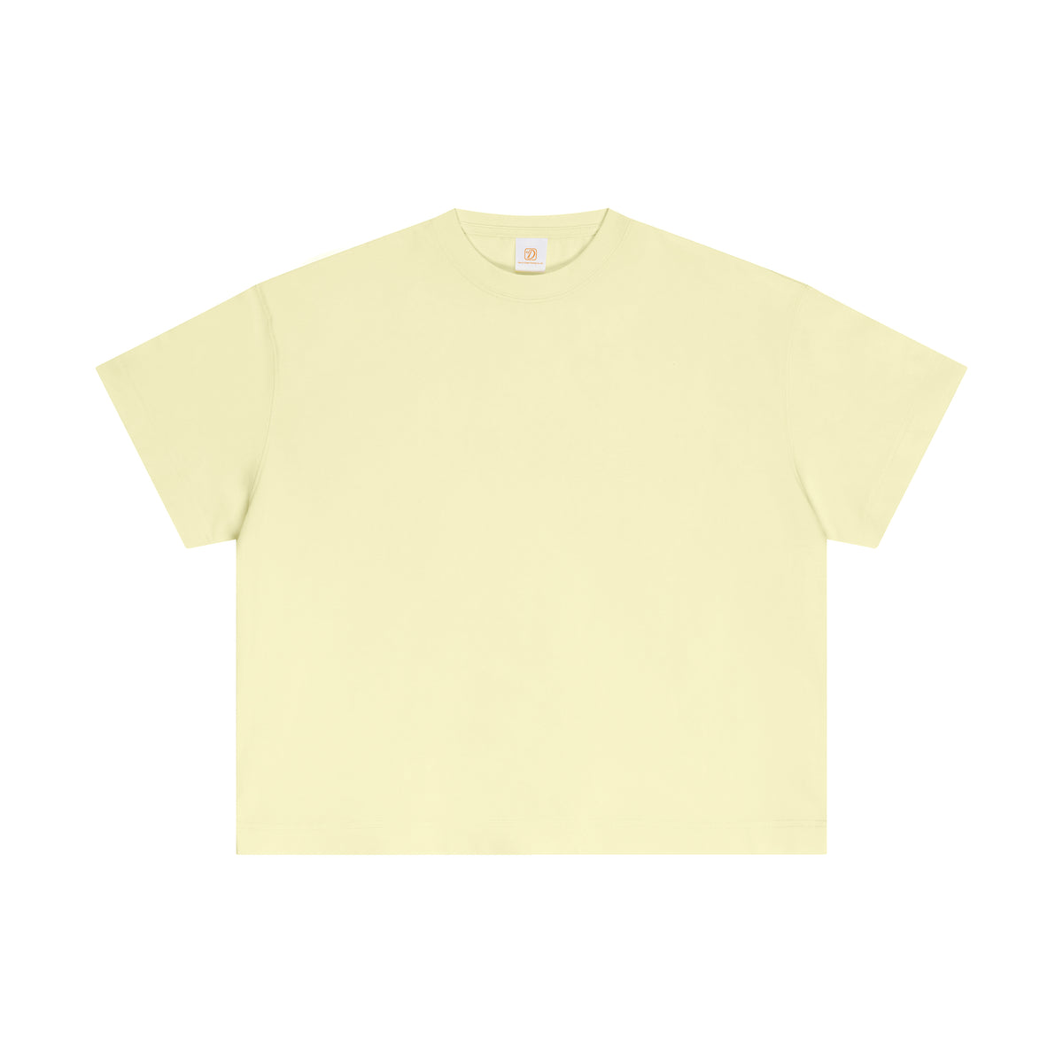Customized T Shirts Round Neck with Dropped Shoulders Boxy Style Plain Color Loose Fitting Short Sleeved T Shirt Unisex
