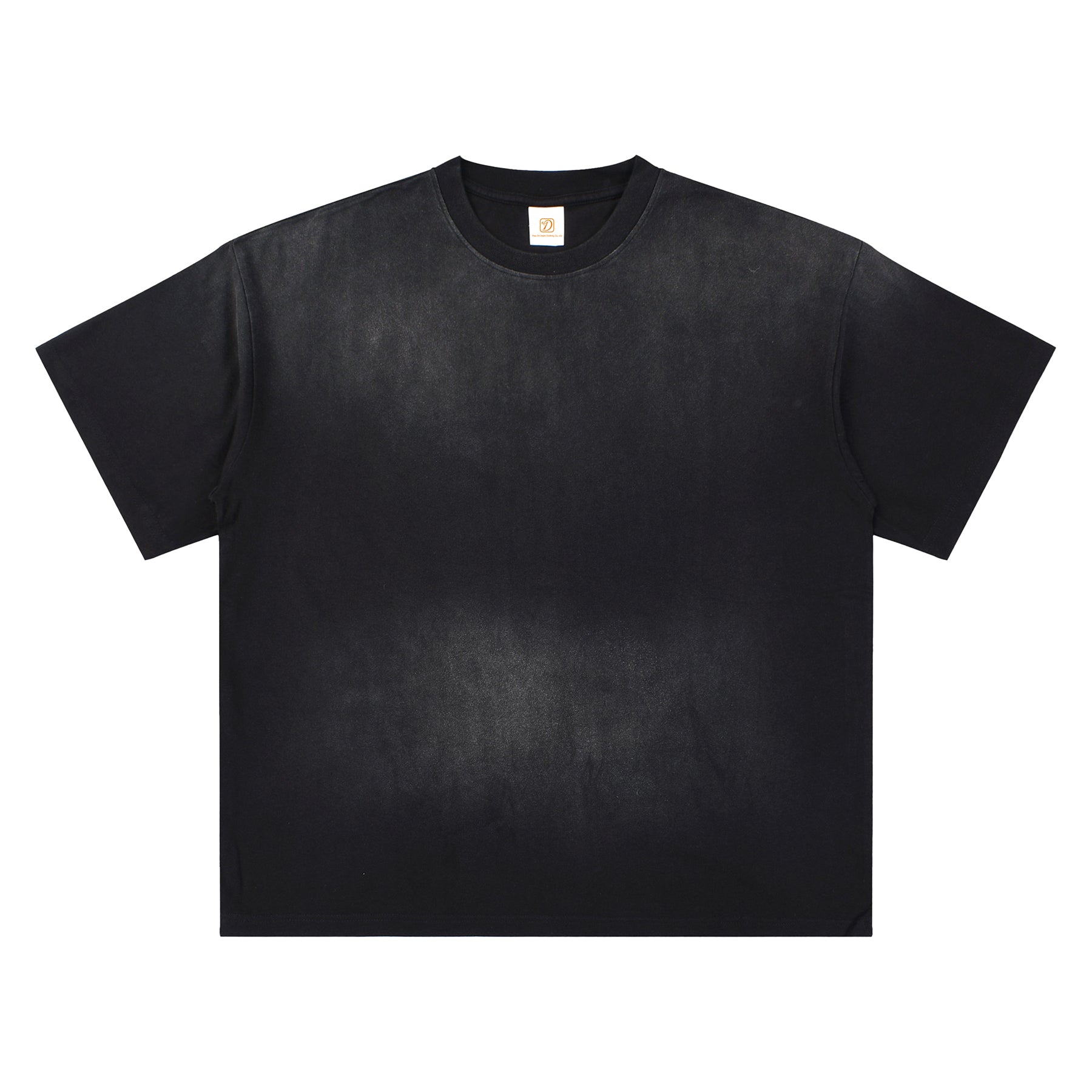Vintage Round Neck t Shirt High Quality Custom Streetwear Washed Drop Shoulder Fashion Summer New Design Screen Print t Shirt
