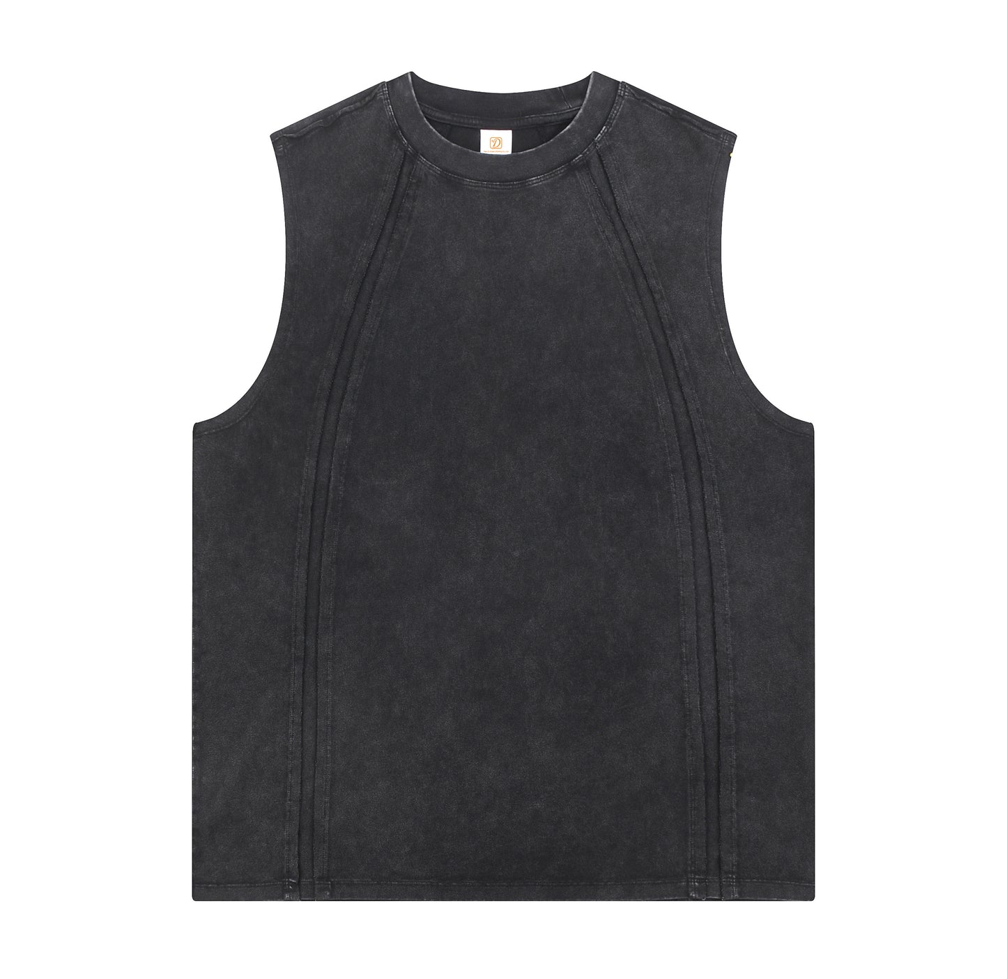 Customized t Shirts Streetwear New Style High Quality Washed O-neck Blank 100% Cotton Heavyweight Sleeveless Plain T-shirt