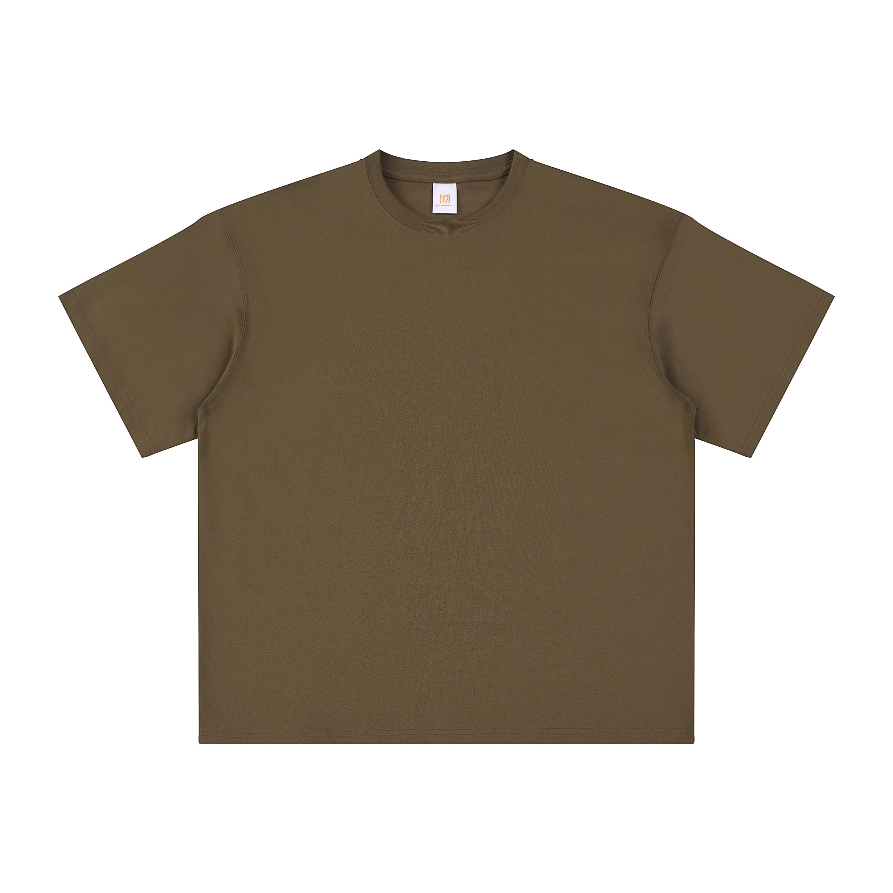 Custom Color Heavyweight Tshirts Drop Shoulder High Quality 100% Cotton Pure Color Blank Streetwear Personalized T-shirt
