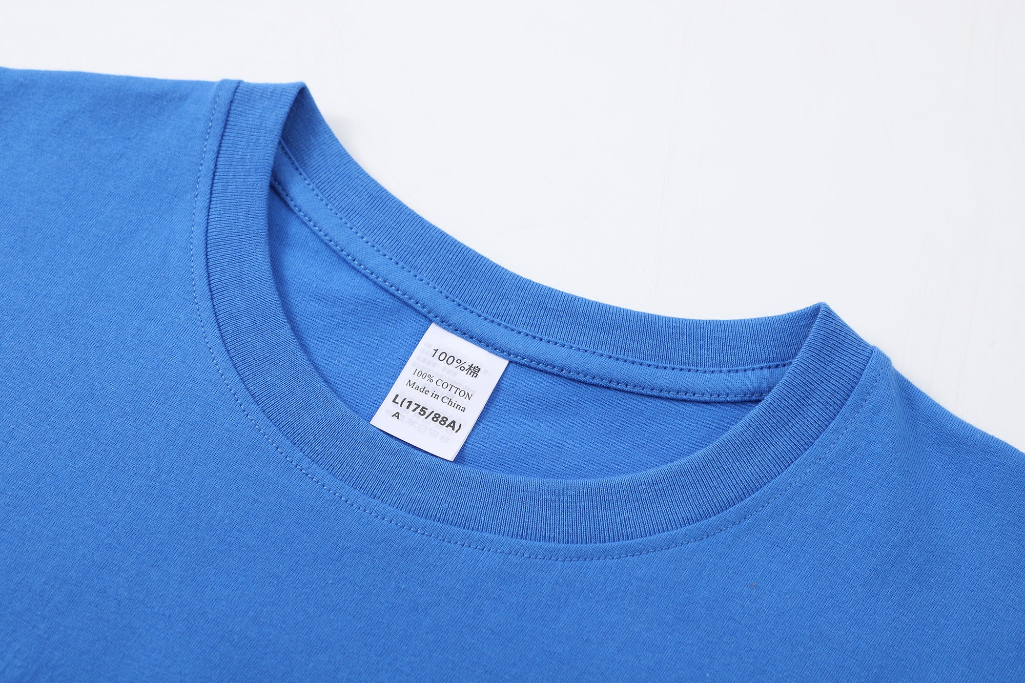 100% Cotton High Quality Streetwear Blanks Screen Print Short Sleeve Regular Fit Custom Round Neck Drop Shoulder Heat Transfers for T-shirts