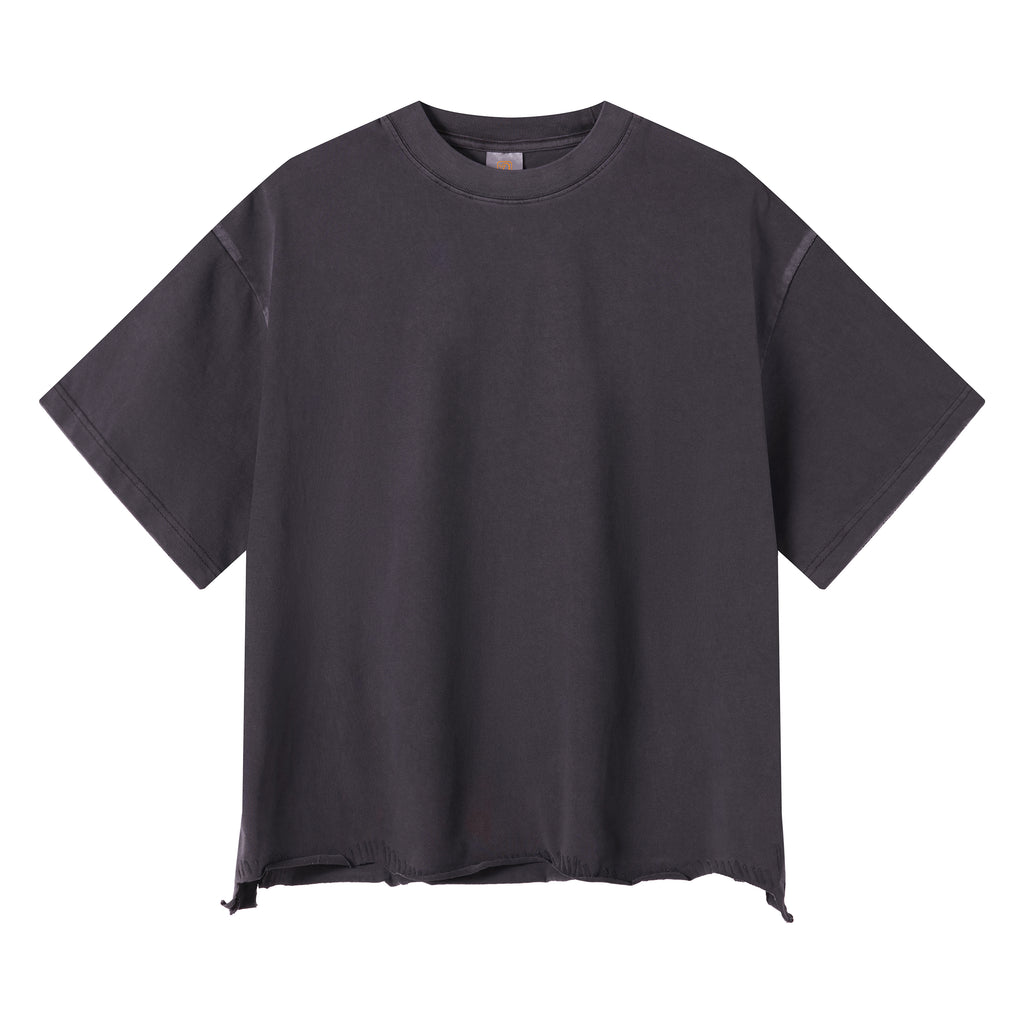 Vintage Men's Summer T-shirt Wholesale 100% Cotton Custom High Quality Washed New Design Fashion Short Sleeve Streetwear T-shirt