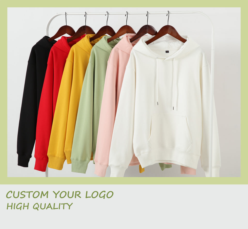 Custom Fleece Unisex High Quality Streetwear Blank Pullover Pure Color Heavyweight Oversized Hoodie Drop Shoulder Thick Hoodies