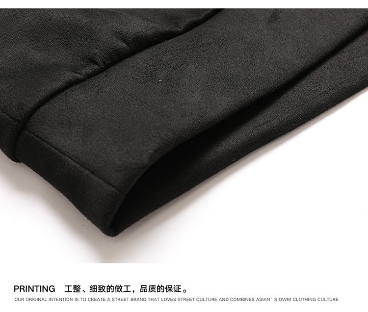 Drop Shoulder Streetwear Heavyweight Crewneck High Quality Black Blank Pullover Fleece Heavy Weight Knitted Hoodies