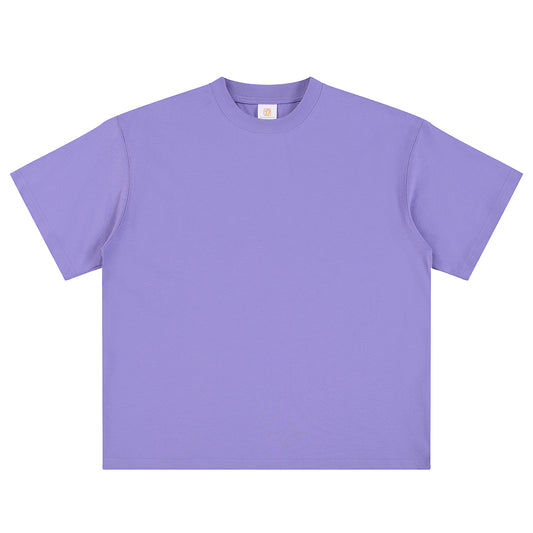Loose Drop Shoulder T-shirt Heavy Cotton Summer Fashion Casual High Quality Streetwear Embroidery logo Custom Plain t Shirt
