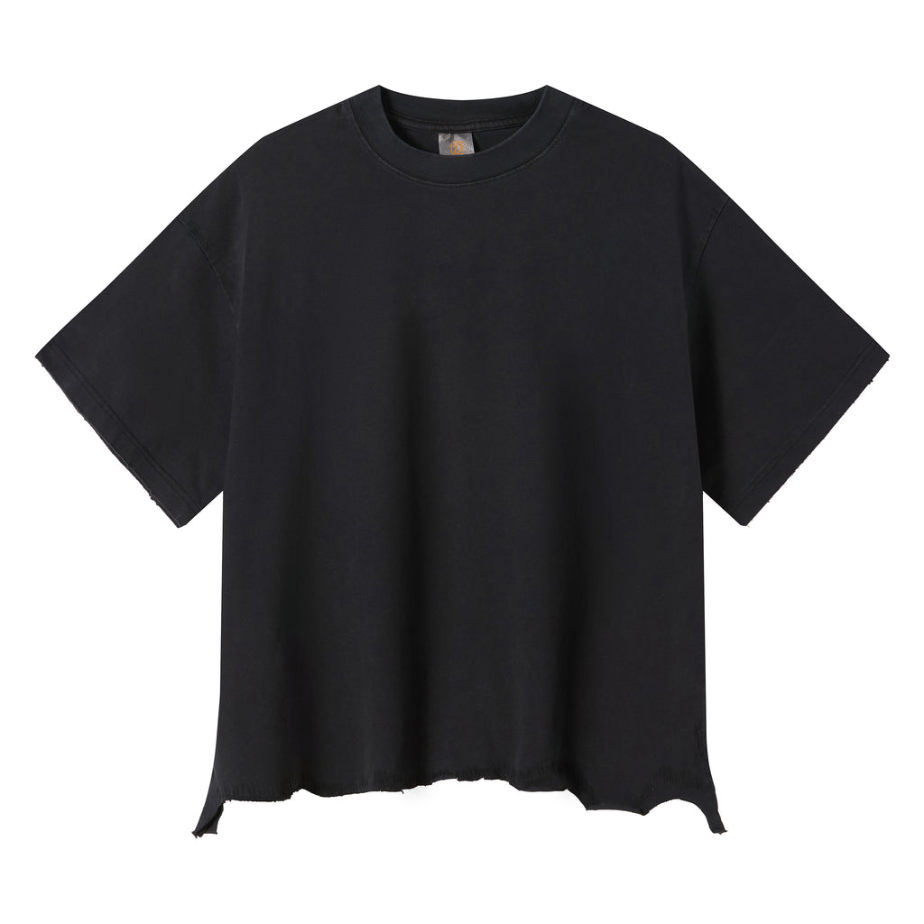 Vintage T-shirt Casual Custom Blank Washed Hip-hop High Quality Fashion Summer Short Sleeve Streetwear Heavyweight Tshirts