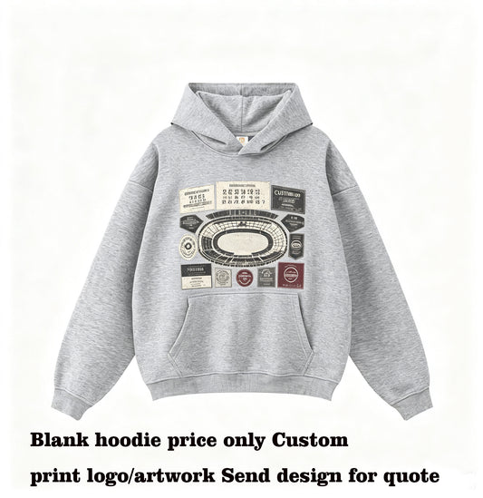 Winter Outdoor Sports Hoodies Wholesale 420 G Padded Non Fuzzing Composite Fleece Pullover Fashion Hoodies High Quality