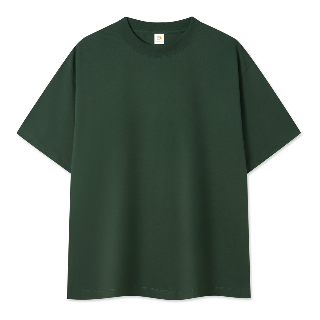 High Quality 100% Cotton Plain T-shirt Pure Color Custom logo Wholesale Personalized Streetwear Heat Transfers for T-shirts