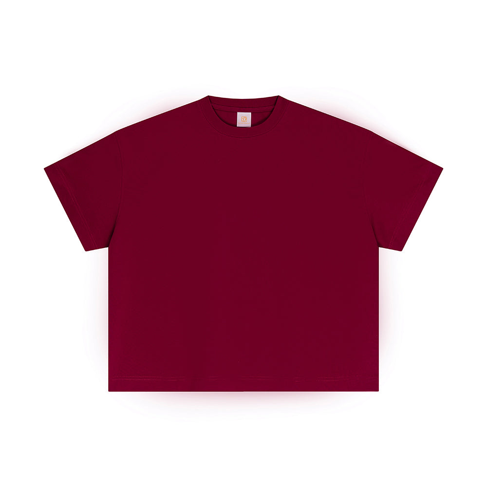 Men's T-shirts Streetwear Boxy Fashion Summer New Design High Quality Loose Custom t Shirt 100% Cotton Embroidery logo T-shirts