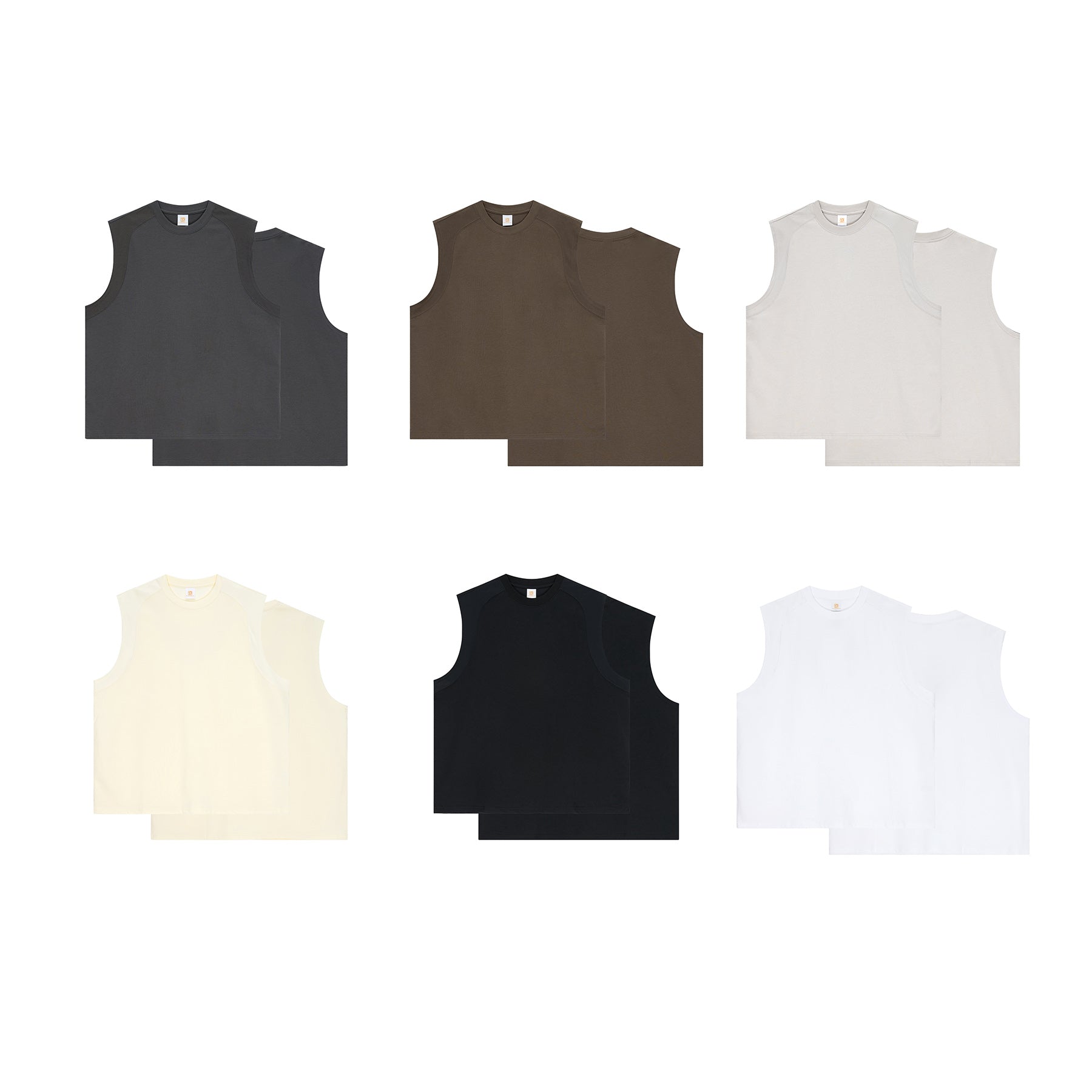 New Style Summer T-shirt Lightweight Custom High Quality Fashion Design Embroidery logo Streetwear Crew Neck Sleeveless T-shirts
