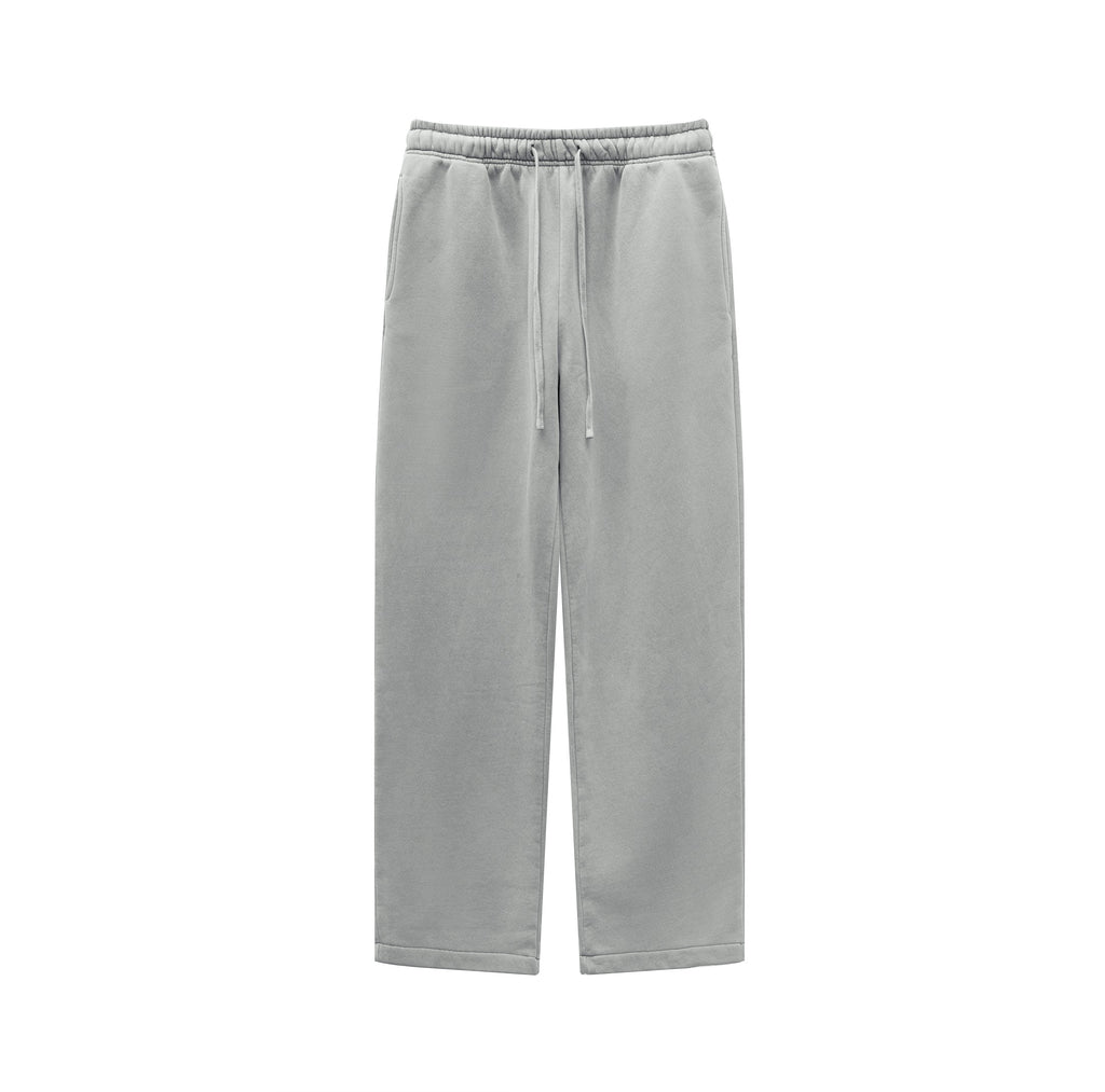 New Custom Men's Sweatpants Vintage Fashion Design Washed Distressed Embroidery Heavyweight Fleece High Quality Sweatpants