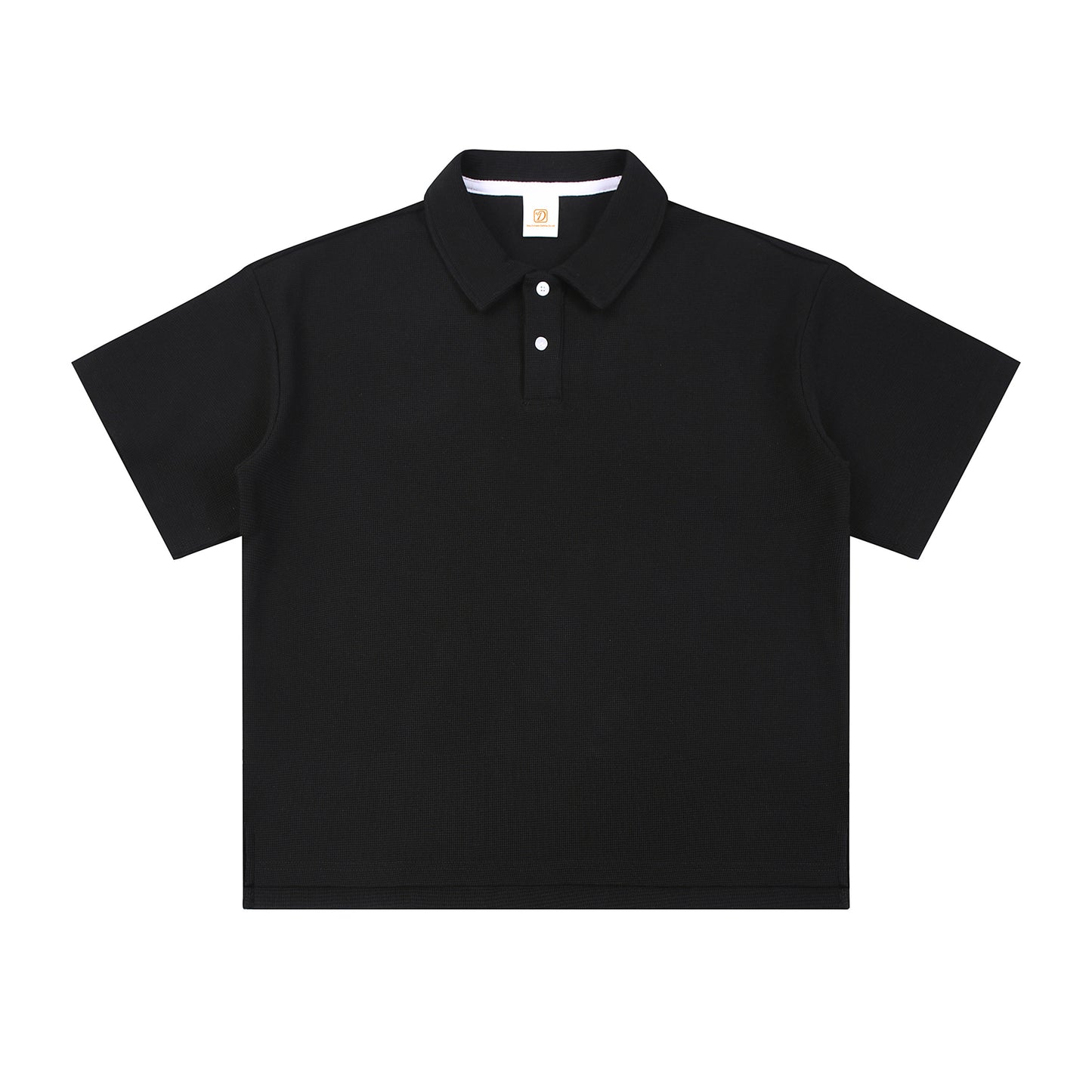 Wholesale Blank T-shirt Custom Stand Collar High Quality Casual Quick-dying Diamond Texture New Design Streetwear Men's T-shirts