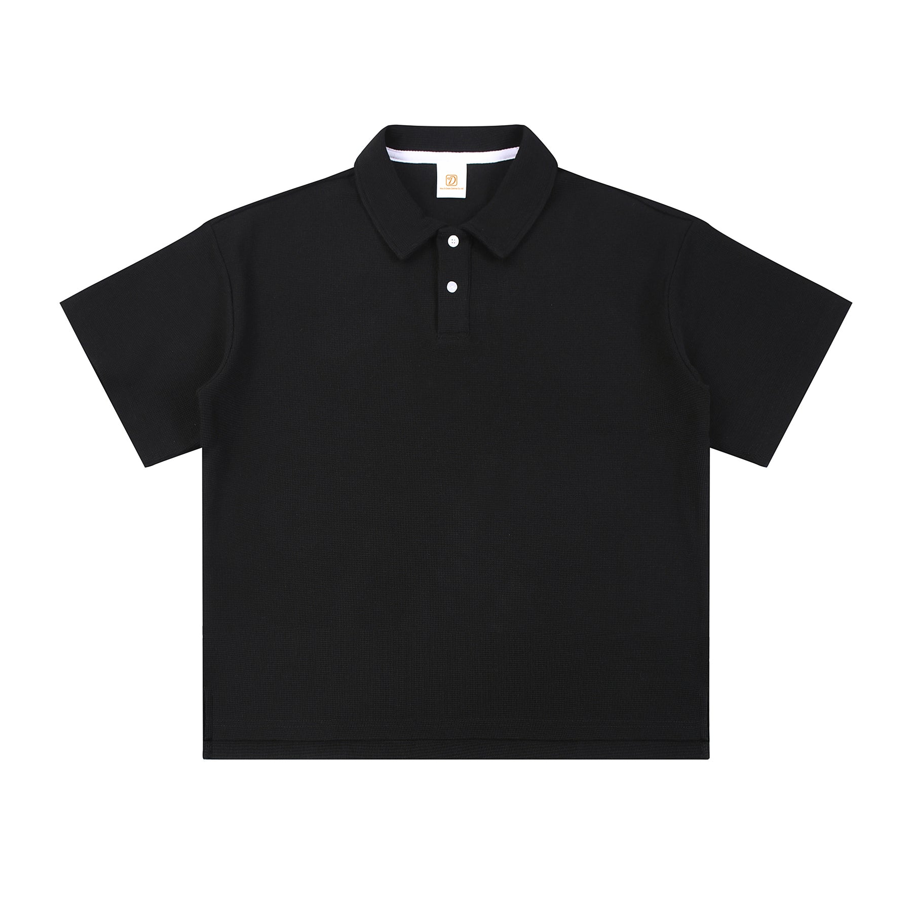 Wholesale Blank T-shirt Custom Stand Collar High Quality Casual Quick-dying Diamond Texture New Design Streetwear Men's T-shirts