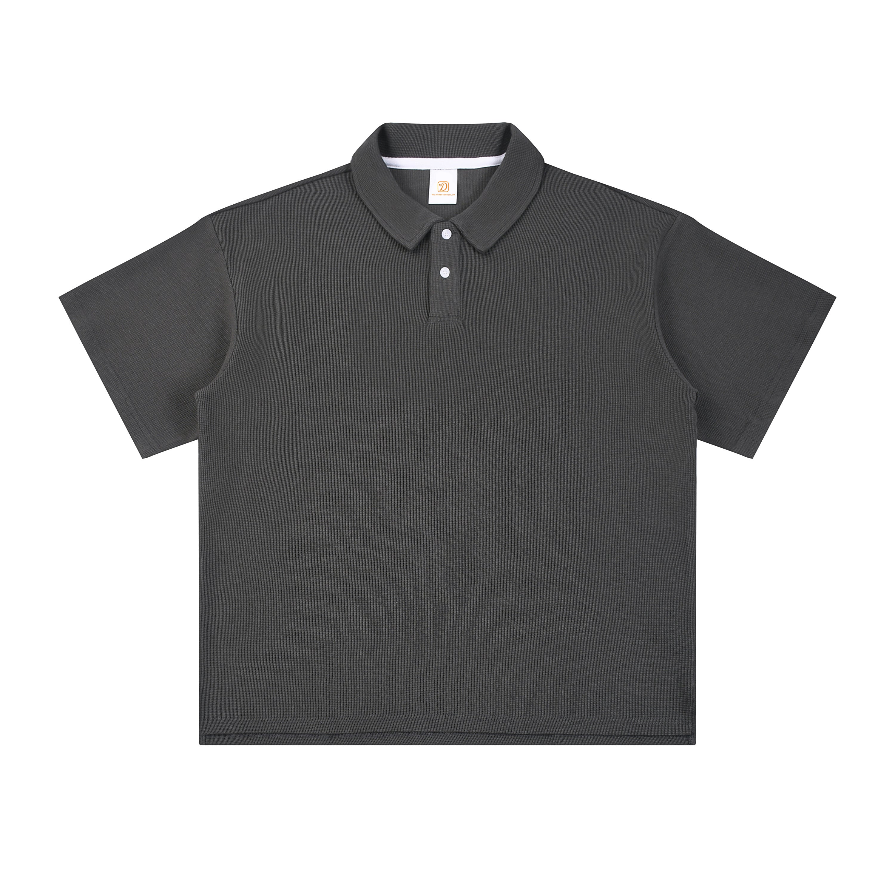 Heavyweight T-shirt Streetwear Stand Collar Polyester/Cotton Custom T-shirt High Quality Embroidery logo Personalized T-shirt