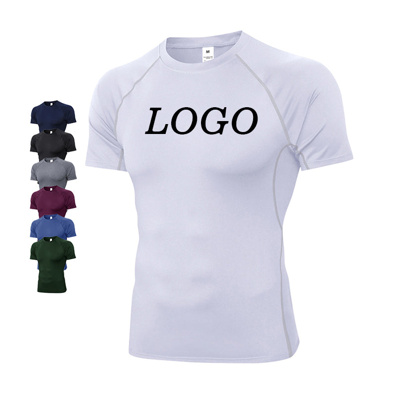 Customized t Shirts Streetwear Mens Sport High Quality Blank Quick-drying Distressed Round Neck Short Sleeve t Shirt for Men