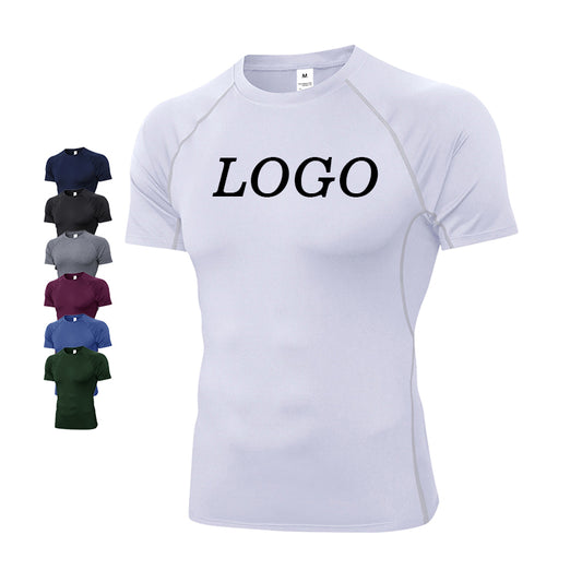 Customized t Shirts Streetwear Mens Sport High Quality Blank Quick-drying Distressed Round Neck Short Sleeve t Shirt for Men